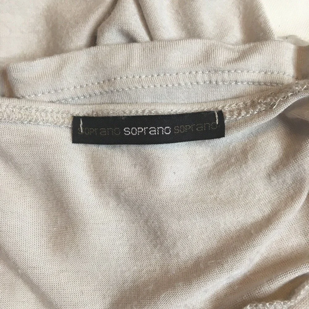 Soprano Womens Blouse Top Beige - Picture 4 of 5